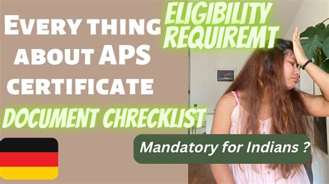 Everything About APS And TESTAS Certificate Document Checklist