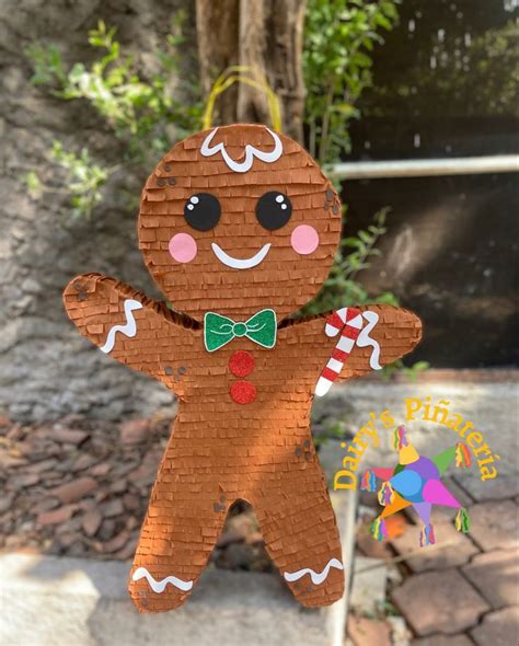 Piñata Personalizada Galletas de gengibre navidad Piñatas navidad