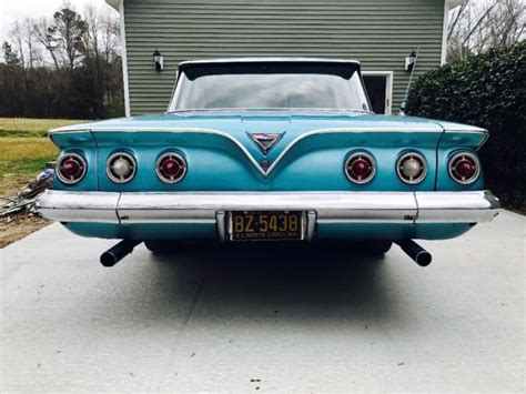 1961 Chevrolet Impala Rare 2 Door Flat Roof Sedan