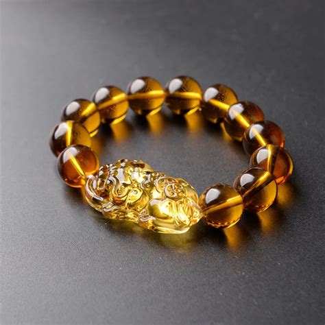 Wholesale Price Fashion Feng Shui Yellow Pi Yao Pi Xiu Bracelet Bead