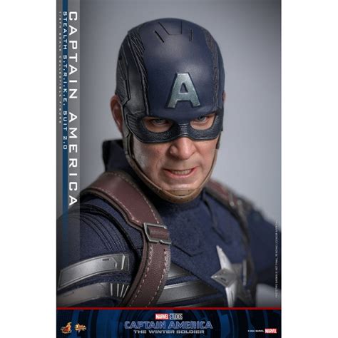 Captain America Stealth Strike Suit Hot Toys Action Figure