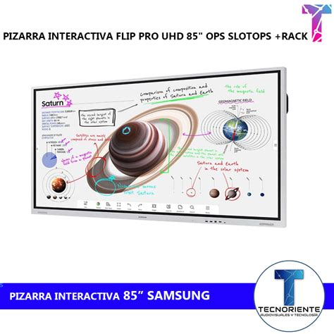 Pizarra Interactiva Samsung Flip Pro Wm B Pulgadas Tecnoriente