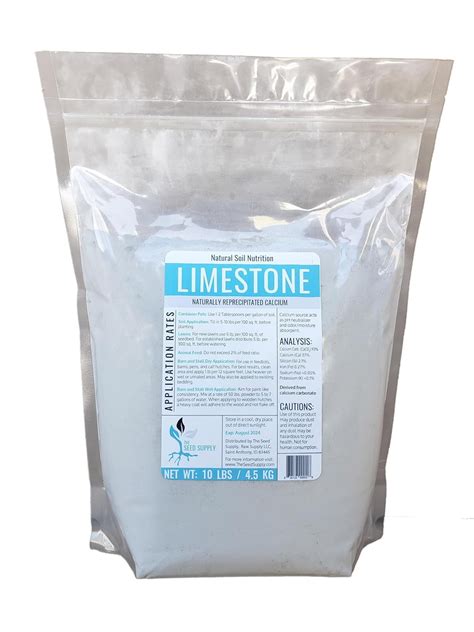 10 Pounds Calcium Carbonate Limestone Powder Fertilizer and Soil Amendment - Walmart.com