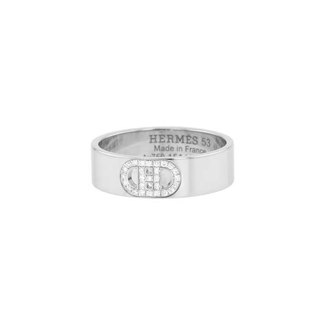 Bague Hermès H d Ancre 405021 d occasion Collector Square