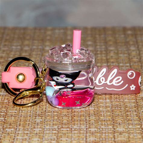 Брелок с жидкостью Куроми / брелок антистресс / брелок для ключей ...