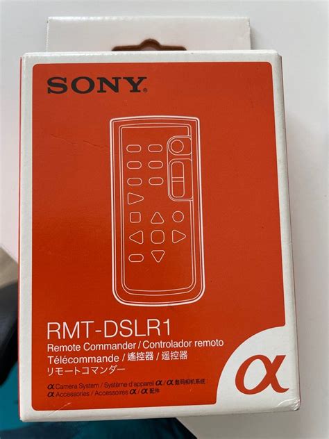 Sony RMT-DSLR1 remote commander, Photography, Photography Accessories ...