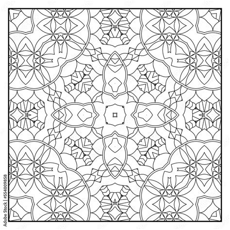 Mandala Coloring Page For Adults Mandala Background Mandala Pattern