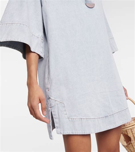 August Denim Tunic In Blue Zimmermann Mytheresa