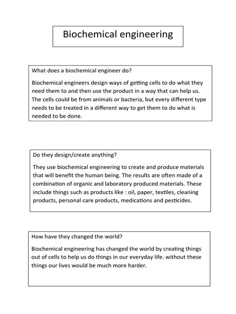 Biochemical Engineering | PDF