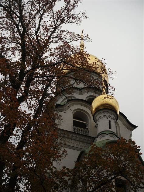 The Top Of A Building With A Golden Dome On It S Side And Trees In Front