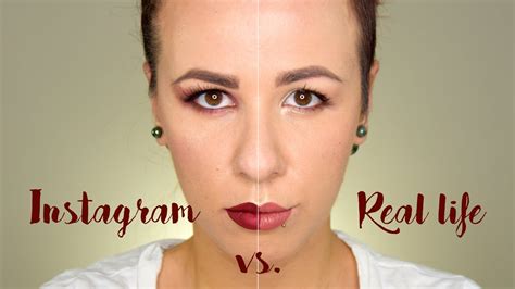 Instagram Vs Real Life Makeup Challenge Youtube