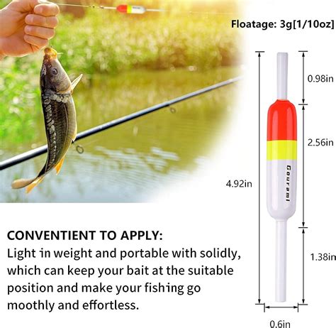 Gourami Slip Bobbers Kit Slide Float With Bobber Stops Balsa Wood