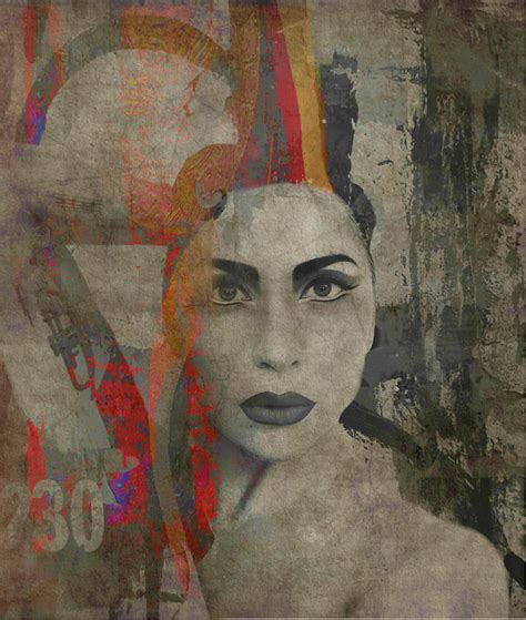 Rain On Me Lady Gaga Digital Art By Paul Lovering Fine Art America