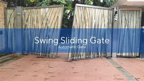 Swing Gate Single And Double Leaf Swing Gate Nirmal Automation Youtube