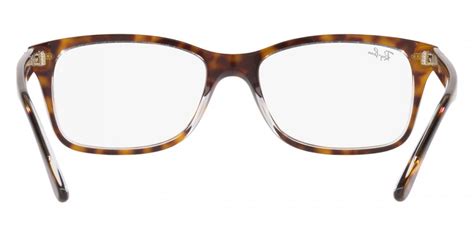 Ray Ban Rx Havana On Transparent Eyeglasses