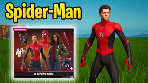 Spider Man No Way Home Skin Gameplay Review In Fortnite Youtube