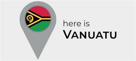 Premium Vector Vanuatu Map Marker Icon Here Is Vanuatu Vector