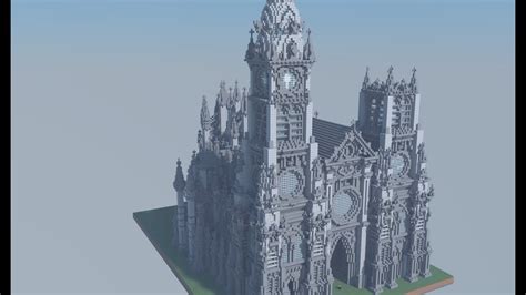 Minecraft Cathedral Timelapse YouTube