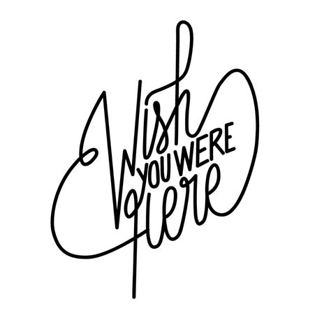 Pink Floyd Wish You Were Here Lettering I Made R Lettering