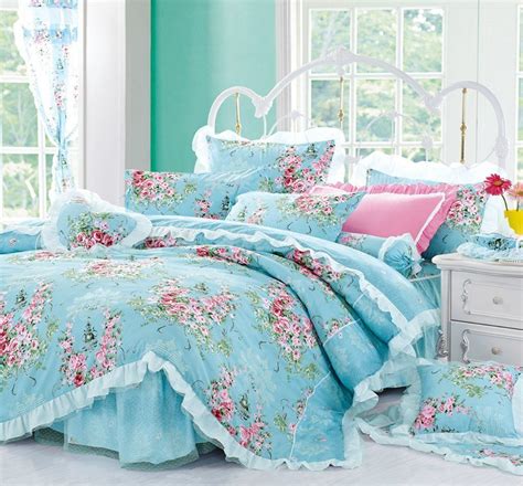 Romantic Ruffle Duvet Cover Bedding Set Vintage French