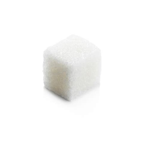 Premium Photo | Cube of sugar isolated on white