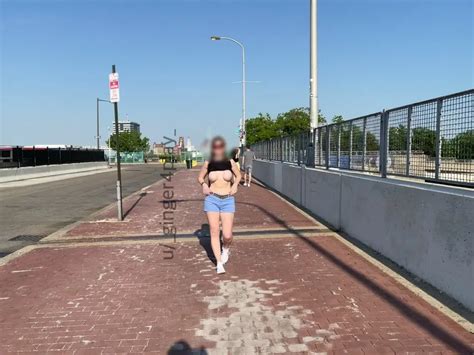 Floating Naked On The River