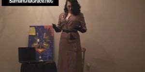 Embarrassed Teacher Samantha Grace Controlled By Student Made To Undress Porn Videos