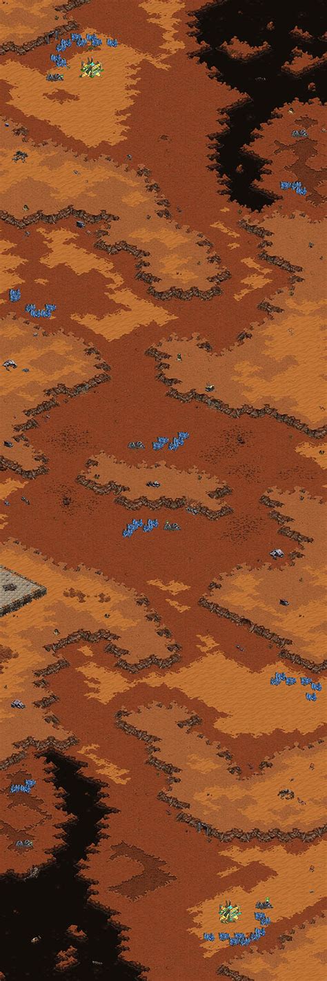 Brood War Enlarged Map Images