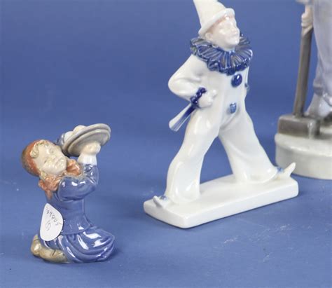 Lot Detail - Royal Copenhagen Porcelain Figurines