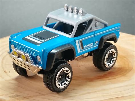 Custom Ford Bronco 2021 Then And Now GTB36 Hot WHeeLs MATCHBOX