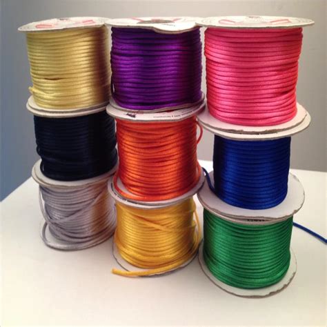 Meters Braided Macrame Silk Macrame Cord Rope Thread Wire Mm Diy