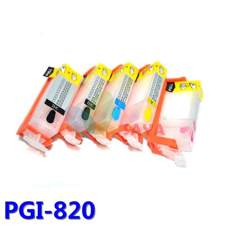 Pgi 820 Refillable Ink Cartridge For Canon Ip3680 Ip4760 Ip4680 Ip3600