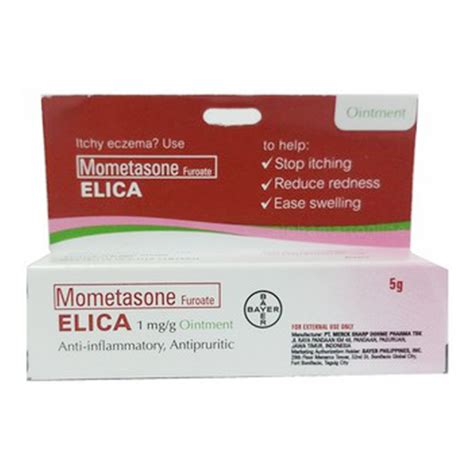 Elica Mometasone Furoate Mg G Ointment G Price In The Philippines