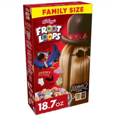 Kelloggs Froot Loops Original With Spooky Marshmallows Cold Breakfast