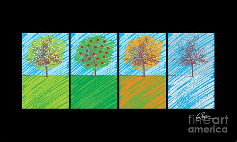 Four Seasons Digital Art By Ray Simpson Fine Art America