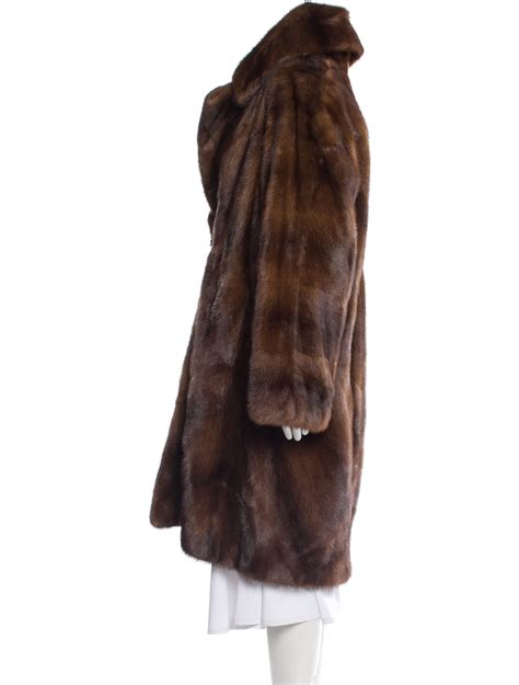 Fendi Vintage Late S Early S Fur Coat Brown Coats