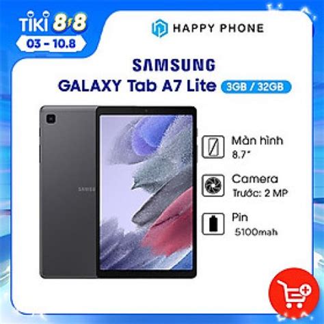 Máy Tính Bảng Samsung Galaxy Tab A7 Lite Lte Sm T225 ĐÃ KÍch HoẠt