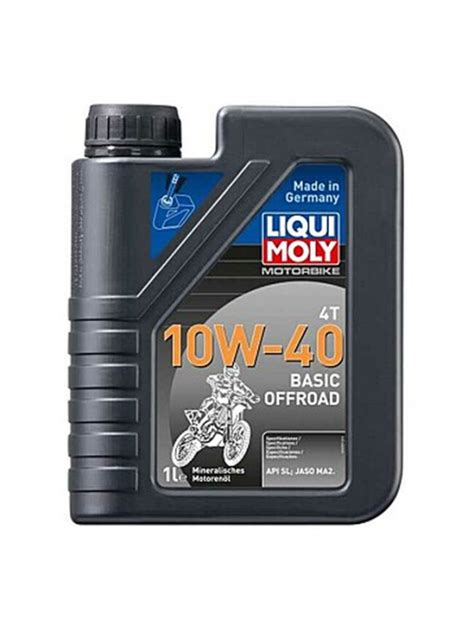 Масло LIQUI MOLY 4T 10W-40 Basic Offroad Синтетично 1L