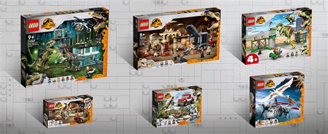 LEGO 76948 Jurassic World T. Rex & Atrociraptor: Dinosaurier-Ausbruch ...