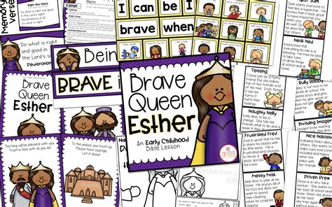 Brave Queen Esther Bible Lesson Mrs Jones Creation Station Store