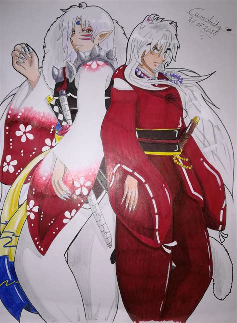 Inuyasha Brother Draw Color By Camiluchy On Deviantart