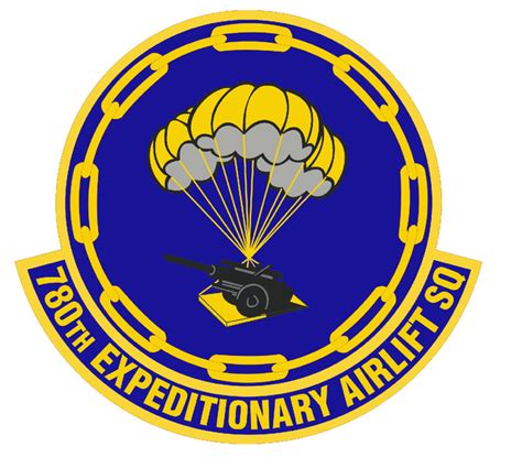 Coat Of Arms Crest Of Th Expeditionary Airlift Squadron Us Air Force