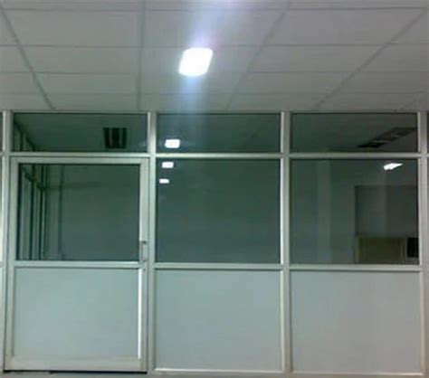 Light Grey Aluminum Office Partition Thickness Glass 4 Mm At Rs 220 Sq Ft In Bengaluru