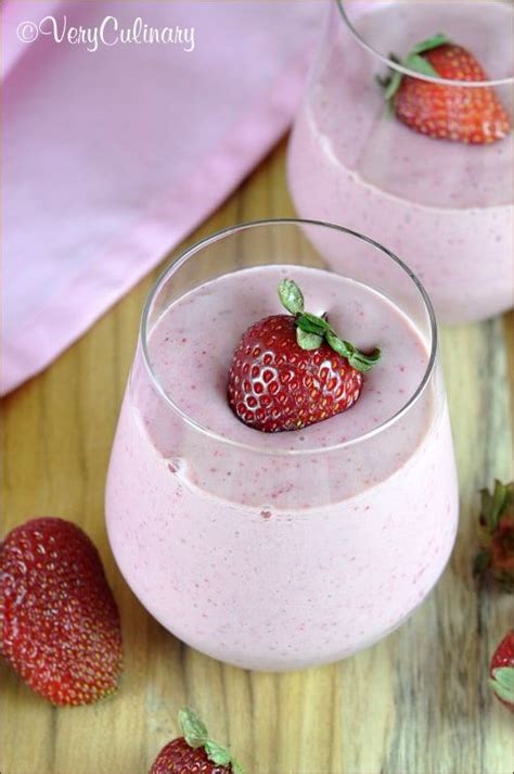 Strawberries And Cream Smoothie Rich And Creamy Delight