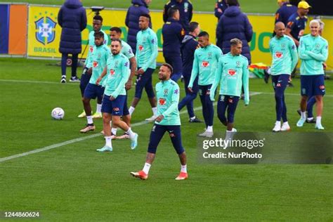 11553 Brazilian National Football Team Training Stock Photos High Res