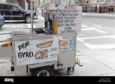 Hot Dog Vendor Menu