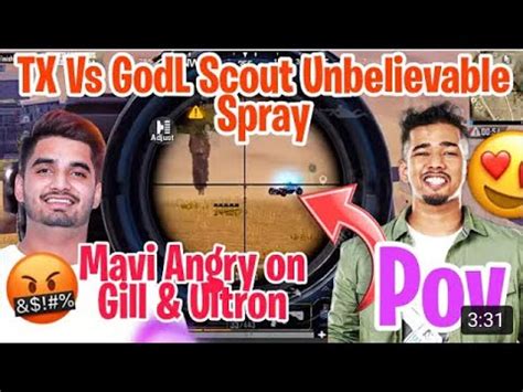 Tx Vs Godl Scout Unbelievable Spray Mavi Angry On Gill Ultron