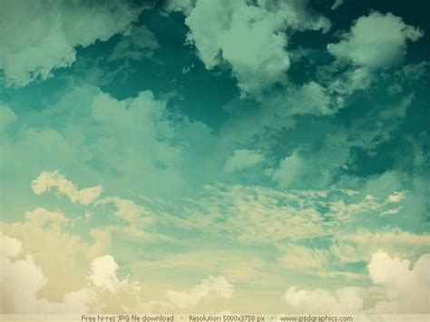 Grunge sky background, green clouds | PSDgraphics