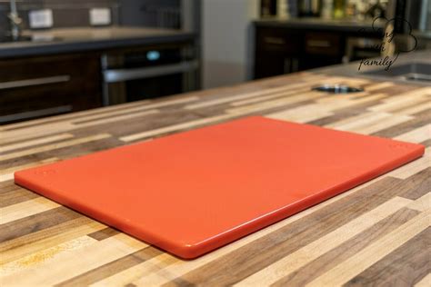 Red Professional Color Coded Cutting Board 18 X 12 X 12 For Raw Meat