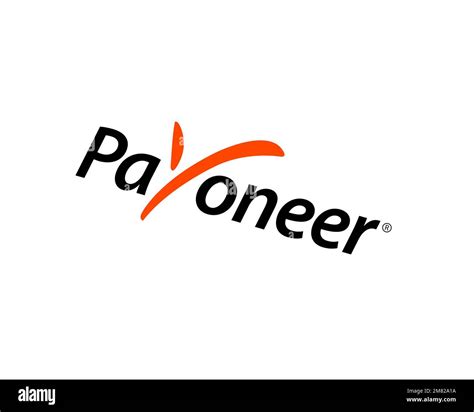 Payoneer Rotated Logo White Background B Stock Photo Alamy